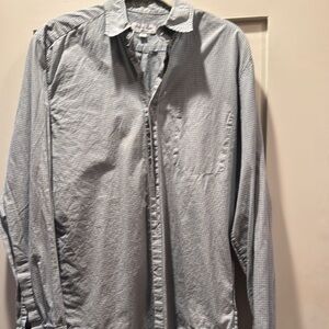 Steven Alan Blue Men's Casual Button Down Shirt